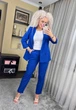 Fashions • Костюм женский Флер Fashions 44-46 электрик (435-ди) - изображение 2