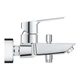 Cмеситель для ванны однорычажный с коротким изливом GROHE QuickFix Start хром латунь 25283002 - изображение 4