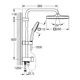 Душова система Grohe QuickFix Vitalio Comfort 250 Cube 26698001 - зображення 5