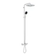 Душова система із термостатом GROHE Quickfix Vitalio Comfort із верхнім душем та виливом латунь хром 26984001 - зображення 3