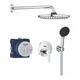 Душевая система скрытого монтажа GROHE QuickFix Start 25292000 с верхним душем латунь хром CV033288 - изображение 1