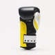 Боксерские перчатки Leone Tecnico Black Yellow 10 ун. - изображение 2