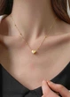 Женская подвеска Яркое Сердце No Brand 1089-01 Золотой 45см 1 шт - изображение 2