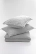 Покрывало с наволочками Merinos Modern Line 150×220 см. Светло-серый - изображение 3