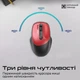 Мышь Promate UniGlide Wireless Red (uniglide.red) - изображение 3