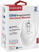 Мышь Promate UniGlide Wireless White (uniglide.white) - изображение 9