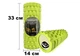 Массажный ролик EasyFit Grid Roller 33 см v.1.1 Салатовый - изображение 1