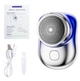 Электробритва аккумуляторная Mini Shaver 8858 USB blue - изображение 2