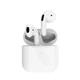 Бездротові навушники з мікрофоном в кейсі DENMEN DL26 Bluetooth White - зображення 1