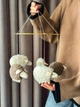 Детский музыкальный мобиль на кроватку для младенцев WooolyWool «Баранцы» с 35 мелодиями - изображение 7