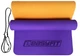 Коврик для йоги и фитнеса EasyFit TPE+TC 183х61см толщина 6мм двухслойный фиолетовый-оранжевый - изображение 2