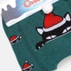 Детские колготки 1-1.5 года хлопковые Conte Kids New Year 19С-96/1СП-557 80-86 см Темно-бирюзовые (4810226552308) - изображение 5