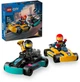 Zestaw klocków LEGO City Gokarty i kierowcy wyścigowi 99 elementów (60400) - obraz 3