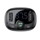 FM-трансмітер з АЗП Baseus FM Launcher S-09 Standart Edition 2.4A 2USB black - зображення 6