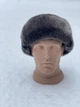 Мужская шапка ушанка из натурального меха овчины солдатка 55-56 - изображение 2
