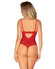 Еротична жіноча Боді Obsessive Ingridia crotchless Червоний XL/2XL (SO9027) - зображення 2