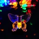 Гирлянда уличная НА СОЛНЕЧНОЙ БАТАРЕЕ Бабочки 6.5м 30 LED DL мульти 7G-F-7859 - изображение 5