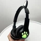 Беспроводные наушники с подсветкой с кошачьими ушками CAT EAR Headphones VZV-23M Bluetooth Черные - изображение 6