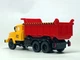 Машинка Автопром Краз Самоскид жовто-червоний KR-2202-10A - зображення 4