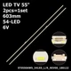 LED підсвітка TV 55" ST0550AS0_54LED_L/R_REV02_171026 ST0550AW5_54LED STO550AS0 ST0550AZ5 ST0550AW5 2шт. - изображение 1