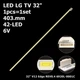 LED підсвітка LG TV 32" V12 Edge REV0.4 REV1.1 6920L-0001C 6922L-0011A 6916L-0801A 1шт. - изображение 1