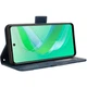 Чохол-книжка з кишеньками Deexe Wallet Stand для Infinix Smart 8 - Blue - зображення 4