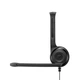 Наушники с микрофоном для ПК накладные стерео Sennheiser EPOS PC 5 Chat mini-jack проводные 2 м черный (1000445) - изображение 4