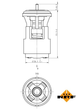 725133 NRF Термостат VW Golf III/IV 1.4/1.6 - изображение 6