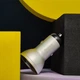 АЗП Baseus Digital Display Dual USB 4.8A Car Charger 24W silver - зображення 4
