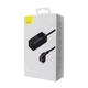 Мережевий фільтр Baseus GaN3 Pro Desktop Powerstrip 65W (2xType-C + 2xUSB + AC(EU)) black - зображення 2