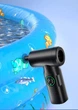 Повітряний Турбо компресор Air Duster CF01 7500 mAh, міні пилосос з ліхтариком та повербанком - потужна акумуляторна повітродувка для чищення - зображення 4