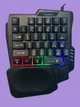 Клавіатура провідна з мишаом та конвертером VHG BX-02 One-handed Gaming Keyboard Black (Bundle) - зображення 2