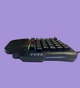 Клавіатура провідна з мишаом та конвертером VHG BX-02 One-handed Gaming Keyboard Black (Bundle) - зображення 5