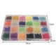 Большой творческий набор водяных гелевых бусин для водной мозаики аквамозаики 2800 шт 24 цвета 19х13х2 см (475952-Prob) - изображение 4