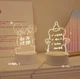 Детский LED Ночник планер в Форме Мишки для пожеланий 18.8х11.6см Белая подставка - изображение 9