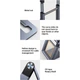 Держатель подставка Ugreen настольная для телефона алюминиевая Multi-Angle Height Adjustable Phone Stand LP263 (YM1173) - изображение 3