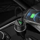 Автомобільний зарядний пристрій у прикурювач Hoco USB-A/Type-C 3 A 5V PD20W + QC3.0 Black (YM1826) - зображення 6