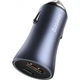 Зарядное устройство Baseus Car Charger USB+USB-C Golden Contactor Pro 40W Dark Gray (YM1085) - изображение 9