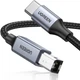 Кабель Ugreen USB-C to USB type B 2.0 Printer Cable для принтерів, сканерів, БФП 2 м Black (YM1156) - зображення 1