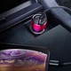 Автомобільний зарядний пристрій Baseus Magic Series Dual QC 3.0 2x USB 45 W 6 A Black (YM1783) - зображення 10