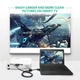 Кабель видео VGA кабель Ugreen 15-pin 1080p Male to Male Cable 3m Black (YM1245) - изображение 4