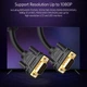 Кабель видео VGA кабель Ugreen 15-pin 1080p Male to Male Cable 3m Black (YM1245) - изображение 7