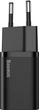Зарядное устройство Baseus сетевое Super Si 1Type-C + Cable Type-C to Type-C 1m 25W Black (YM1524) - изображение 7