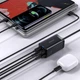 Зарядное устройство Baseus GaN3 Pro GaN 2 x USB Type C 2 x USB 65 W PD с кабелем Black (YM1643) - изображение 9