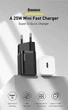 Зарядное устройство Baseus сетевое Super Si Quick Charger 1C 25W Black (YM1528) - изображение 7