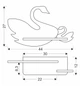 Настенный светильник Candellux SWAN 1х5 LED 250 лм 4000 К (21-05557) - изображение 3