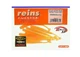 Силиконовый виброхвост Reins Aji Adder Shad 3" #123 Glow Freezin Mikan (съедобный, 8шт) - изображение 3