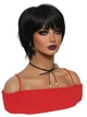 Парик брюнетки короткий Natural Black, термоволокно - изображение 5