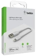 Кабель Belkin PVC USB - Lightning (M/M), 0.15 м, White (CAA001BT0MWH) - зображення 4