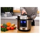 Мультиварка-скороварка Ardesto MPC-P226, 900Вт, чаша-6л, электр. управление, книга рецептов, нерж. с - изображение 9